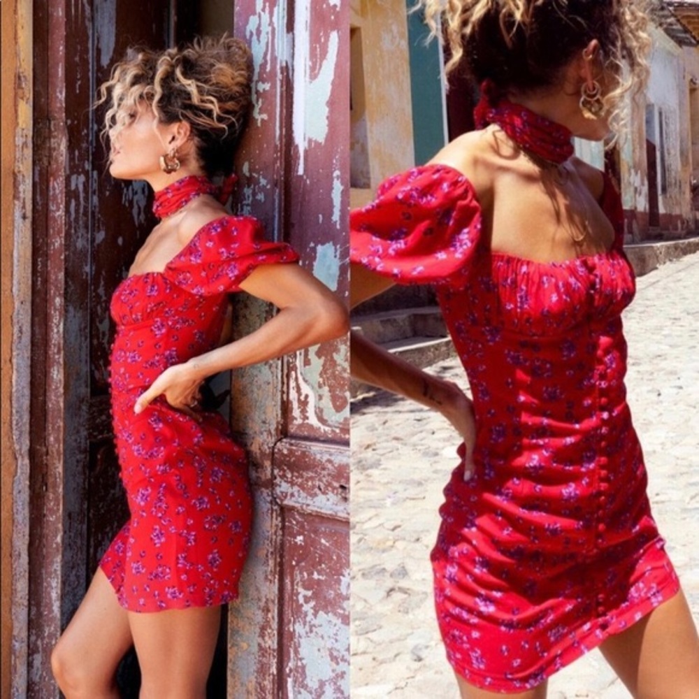 COPY - Rat and Boa Evangelie Red Dress